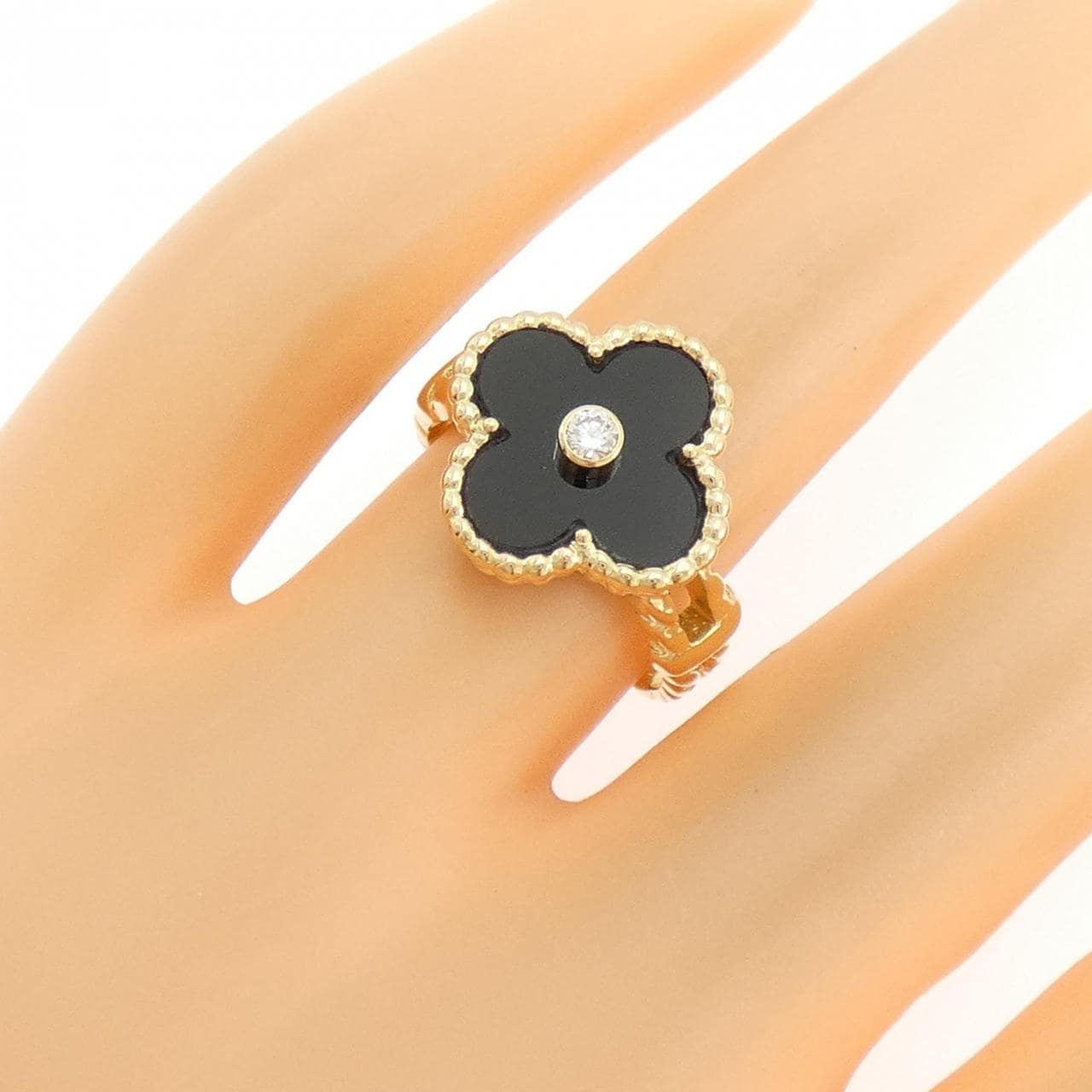 ヴァンクリーフ&アーペル ヴィンテージアルハンブラ リング