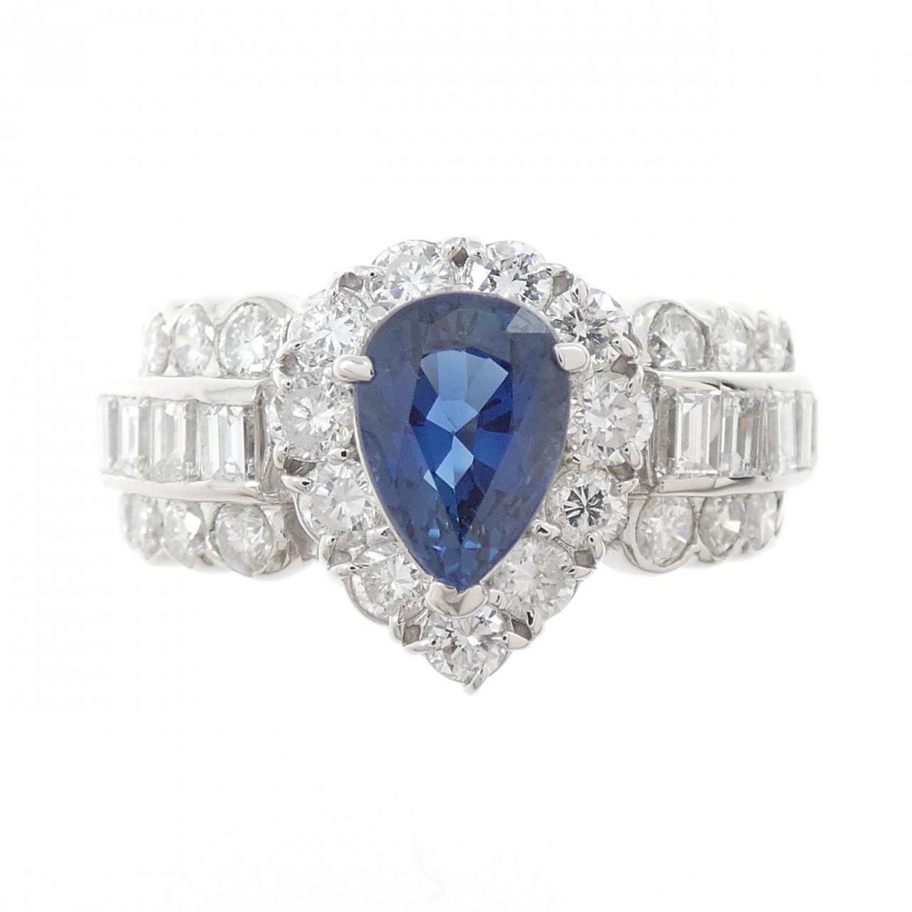 PT900 サファイヤ リング 1.44CT
