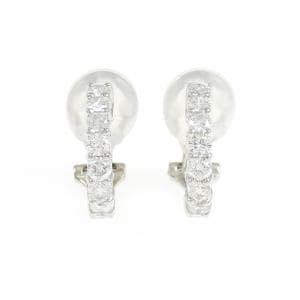 PT900/K14WG ダイヤモンド ピアス 1.00CT