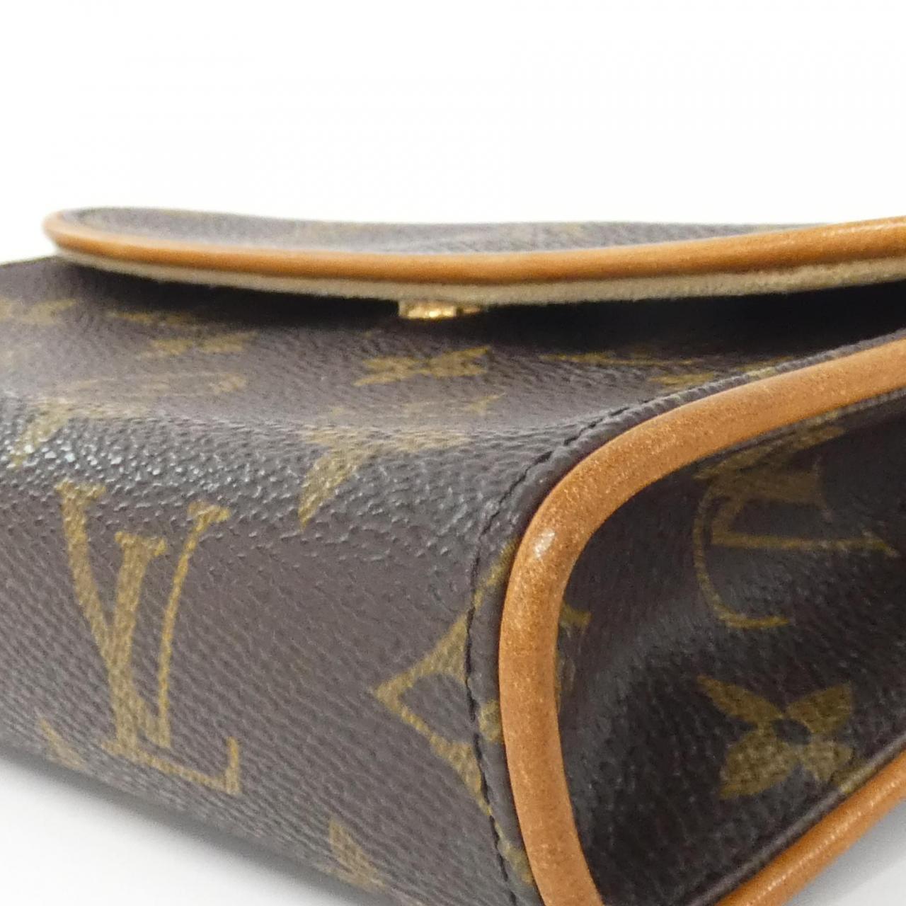 LOUIS VUITTON Monogram Pochette Florentine S M51855+M67304 腰包