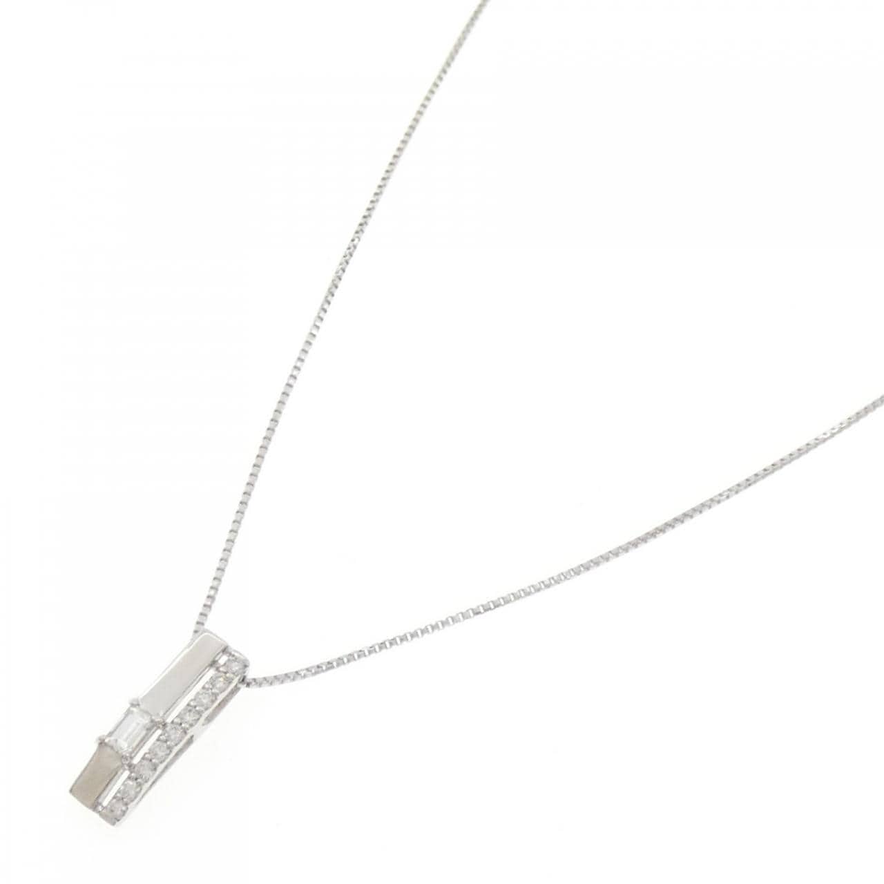 [新品] PT900/PT850鑽石項鍊 0.12CT