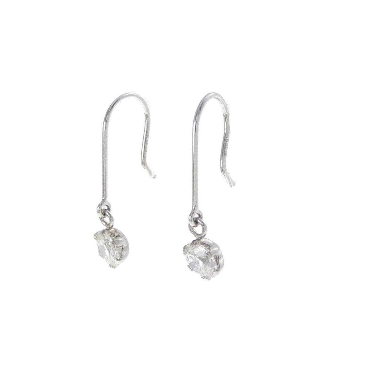 PT900 ダイヤモンド ピアス 0.40CT