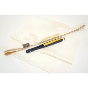 【未使用品】帯〆帯揚セット　末広付き
