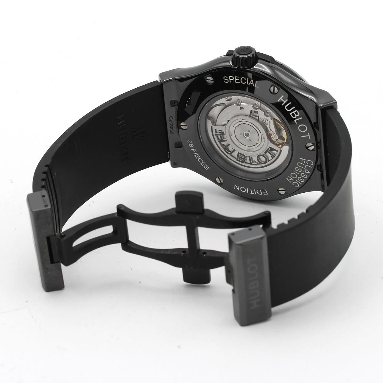 ウブロ クラシックフュージョンブラックセラミック YOSHIDA LIMITED 511.CM.1470.RX.MYOS セラミック 自動巻