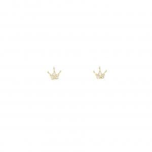 K18YG ダイヤモンド ピアス 0.02CT