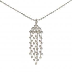 K18WG ダイヤモンド ネックレス 1.12CT
