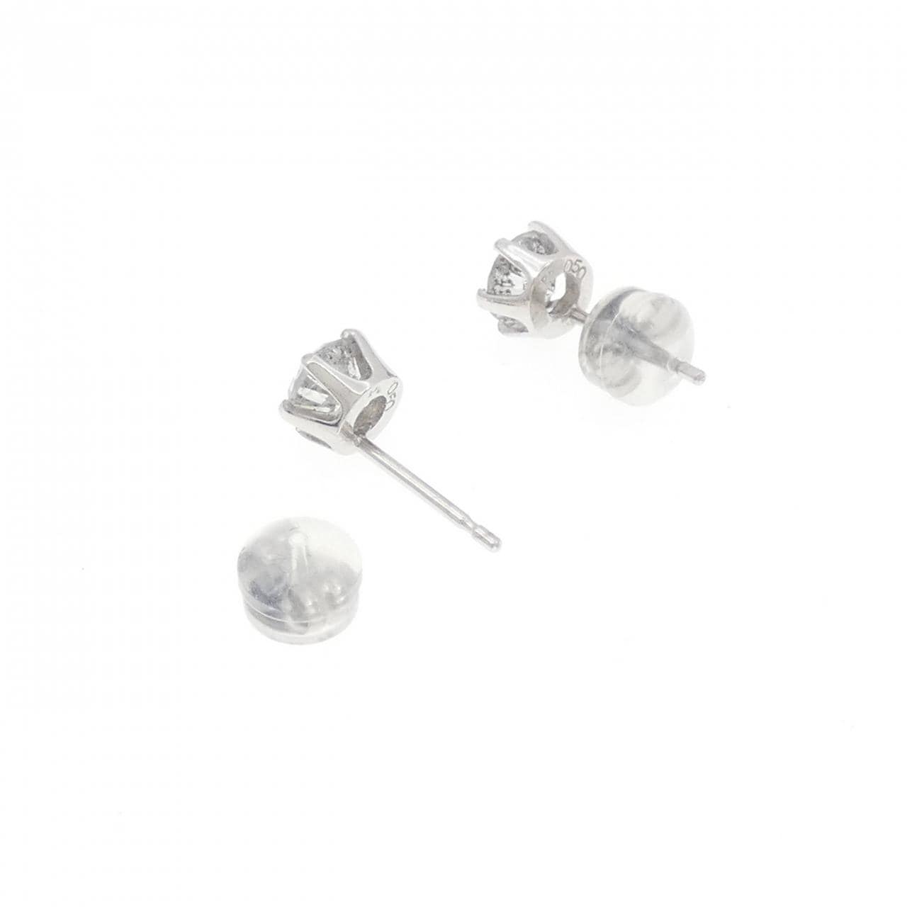 PT/PT900 ダイヤモンド ピアス 1.00CT