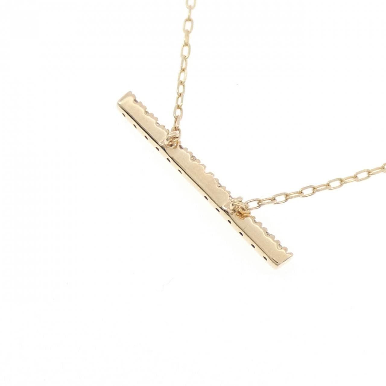 ヒロタカ トラペーズ ネックレス 0.06CT