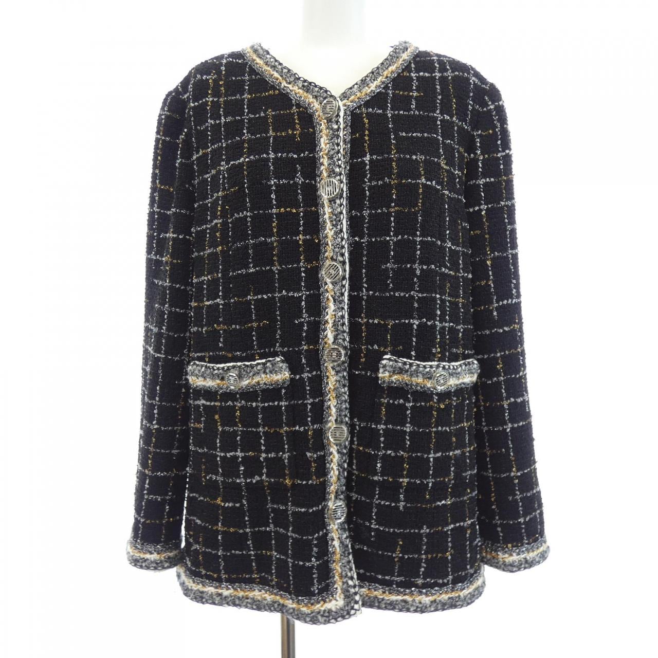 シャネル CHANEL P56399V42458 17S ノーカラージャケット