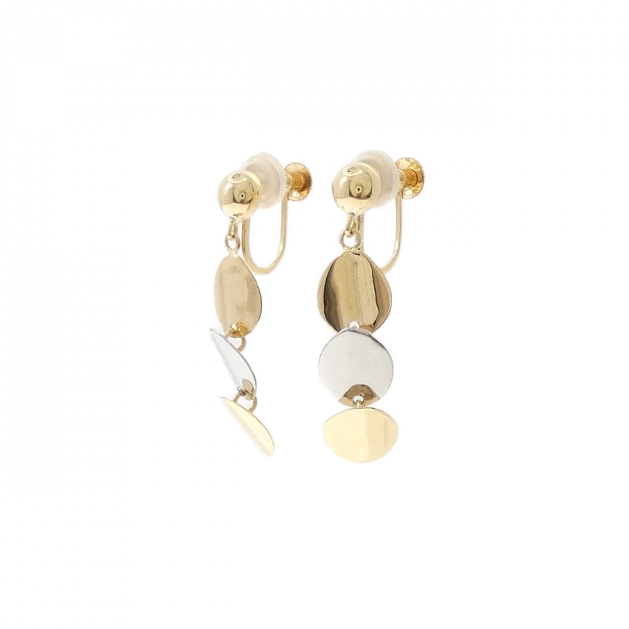 K18YG/PT900 イヤリング