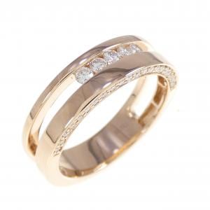 K18PG ダイヤモンド リング 0.22CT