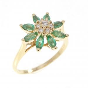 ポンテヴェキオ エメラルド リング 0.43CT
