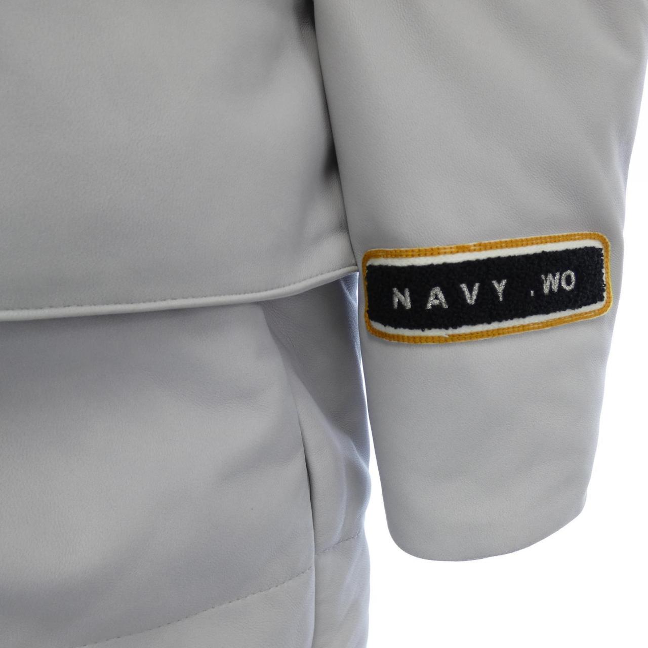 NAVY.WO皮衣