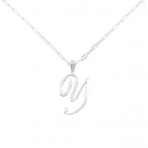 K18WG イニシャルY ダイヤモンド ネックレス 0.32CT