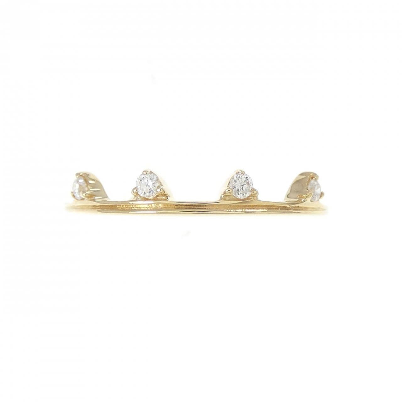 18KYG ダイヤモンド リング