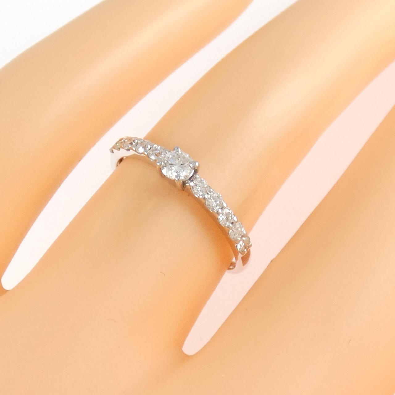 K18WG ダイヤモンド リング 0.20CT