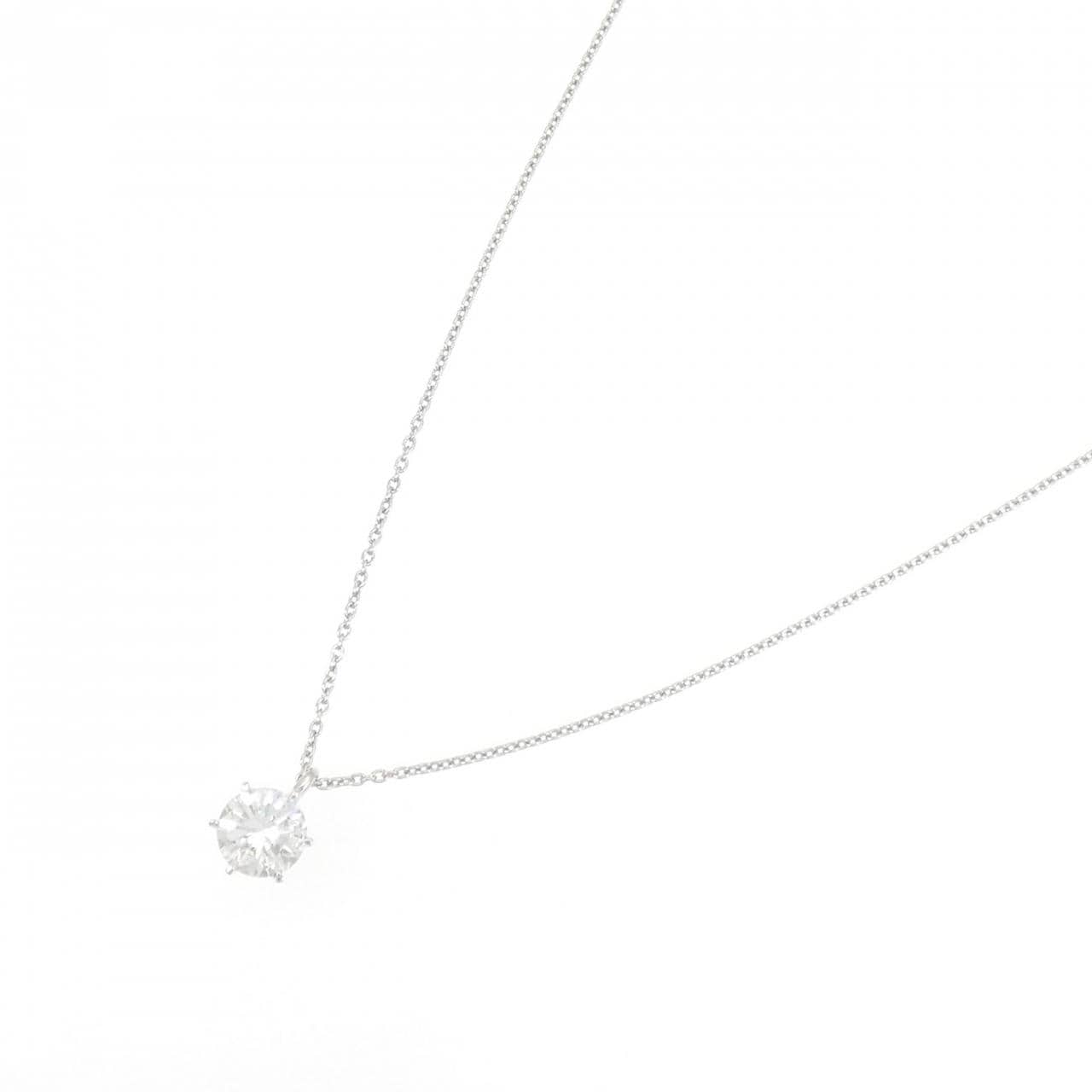 【リメイク】PT ダイヤモンド ネックレス 1.010CT E I1 Good