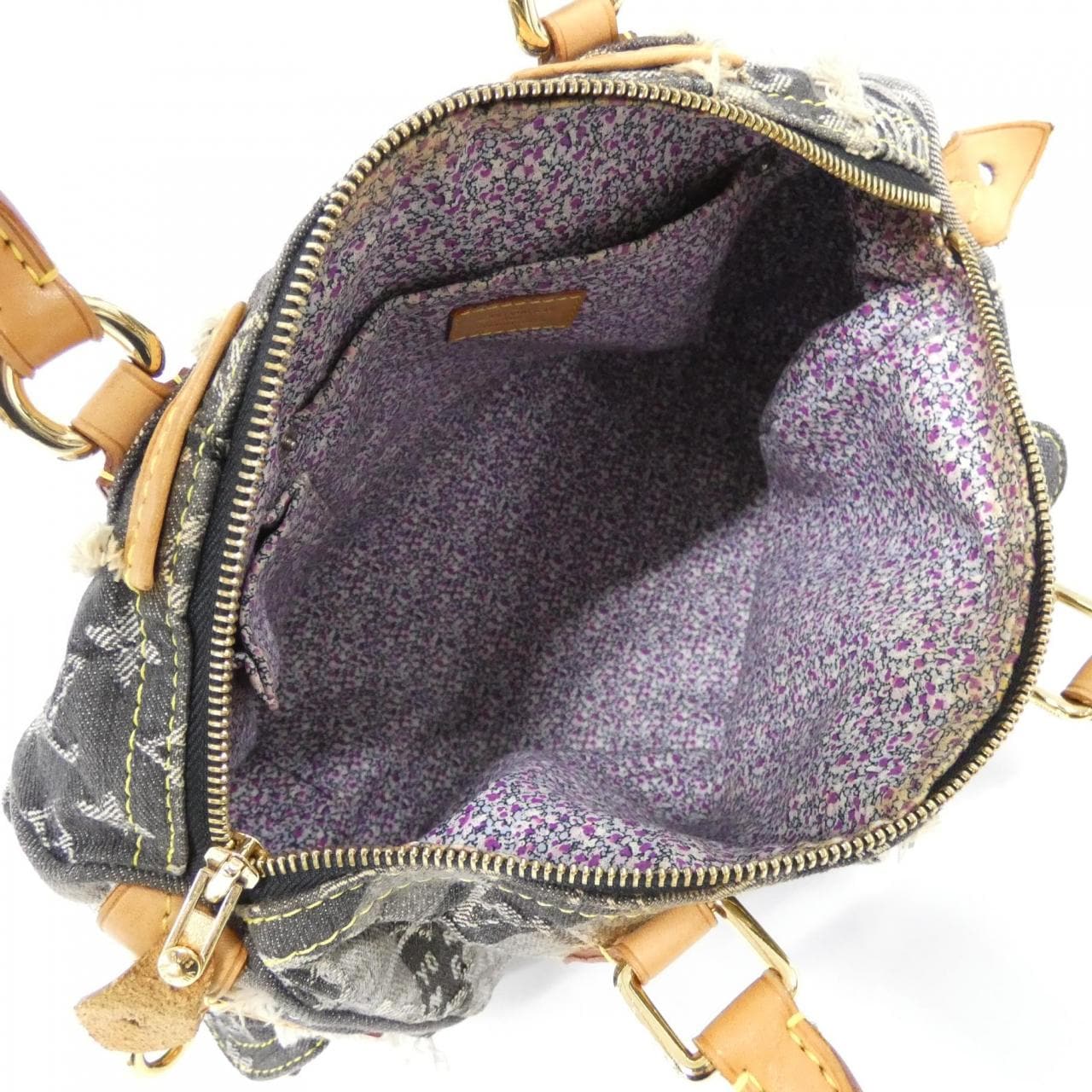 ルイヴィトン モノグラム デニム パッチワーク スピーディ 30cm M95381 ボストンバッグ