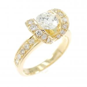 K18YG ダイヤモンド リング 0.60CT