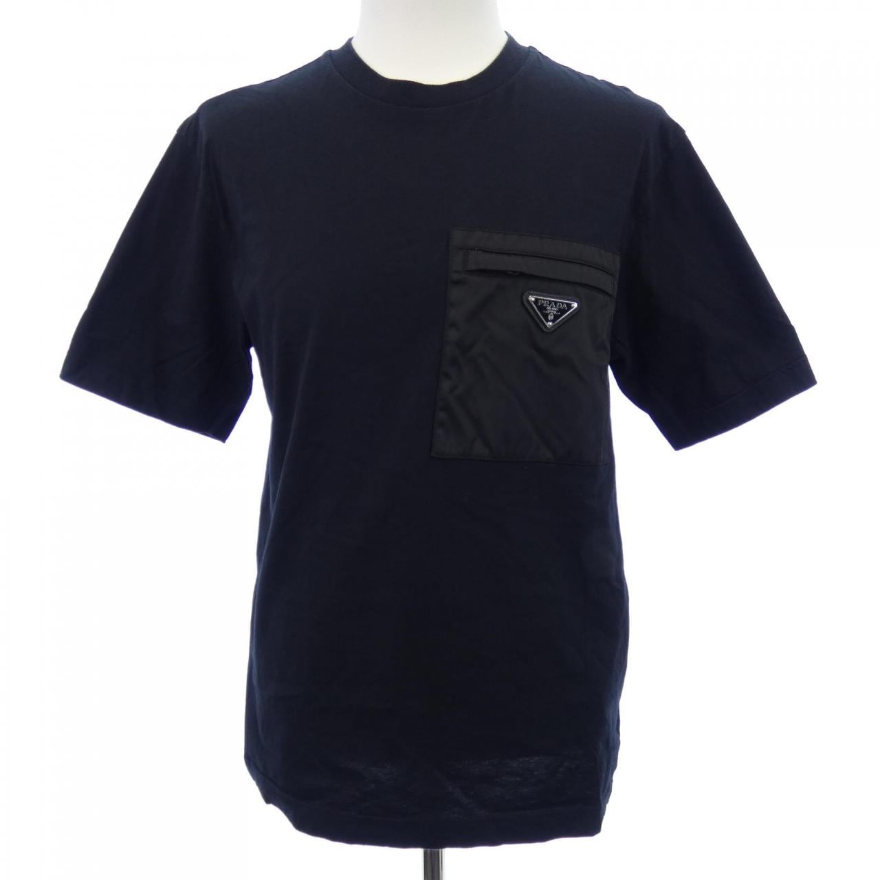 プラダ PRADA トライアングルロゴ UJN661 S221 11CK Tシャツ