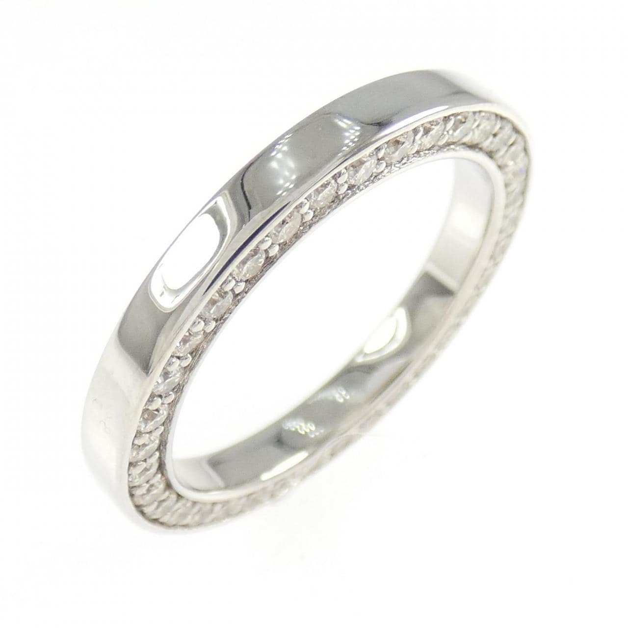 K18WG フルエタニティ ダイヤモンド リング 0.50CT