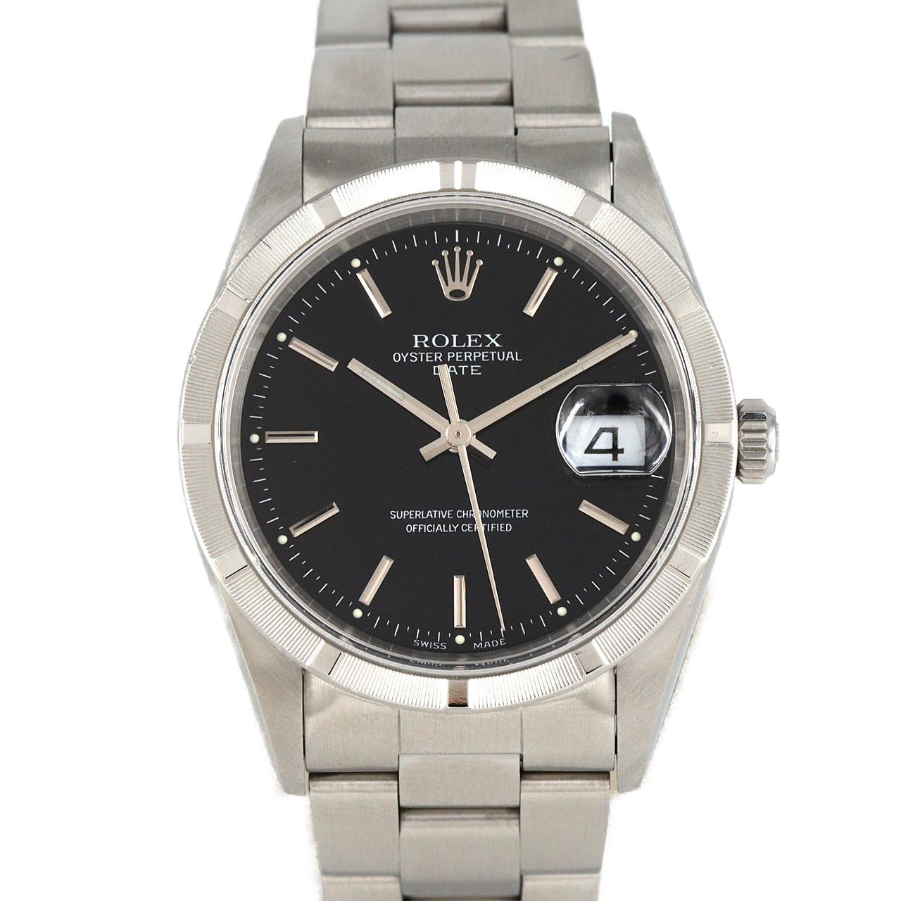 ロレックス オイスターパーペチュアルデイト 15210 SS 自動巻 P番