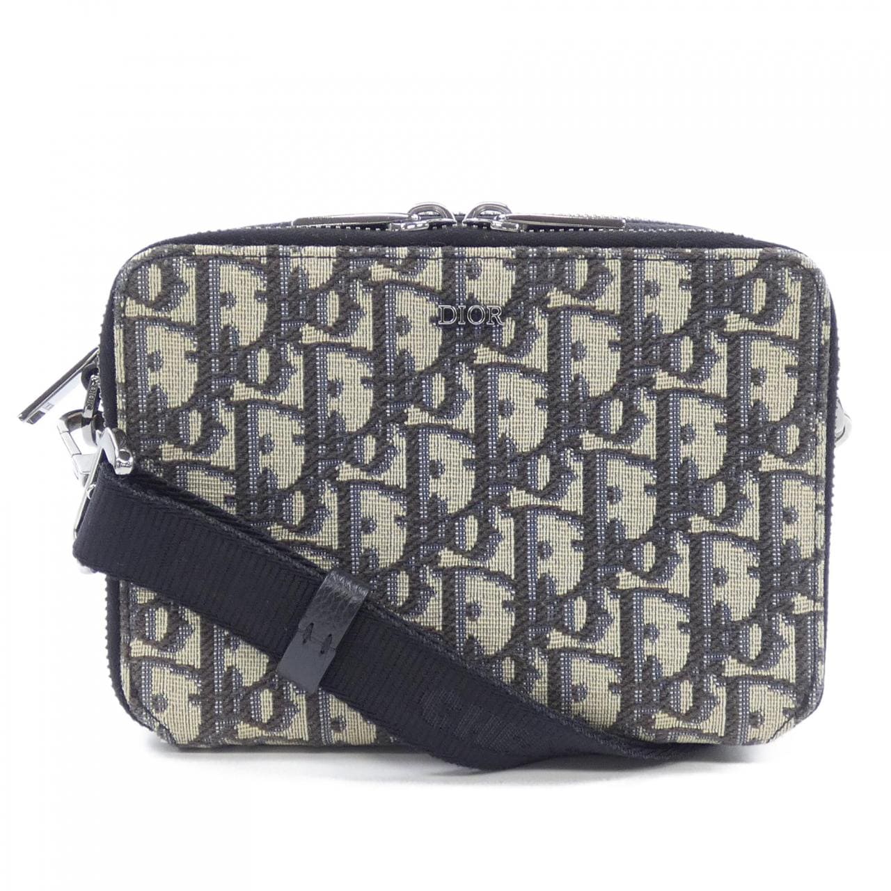 ディオール DIOR ストラップ付きジップポーチ オブリークジャカード 2OBBC119YSE BAG