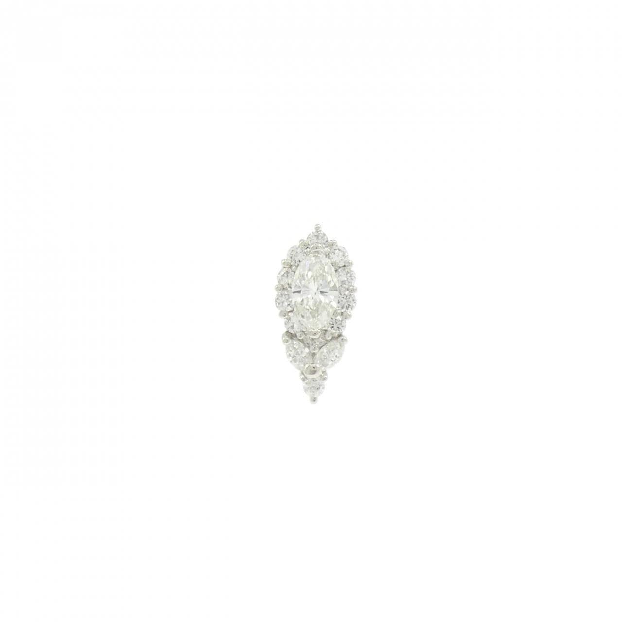 PT900 ダイヤモンド ピンブローチ 0.32CT