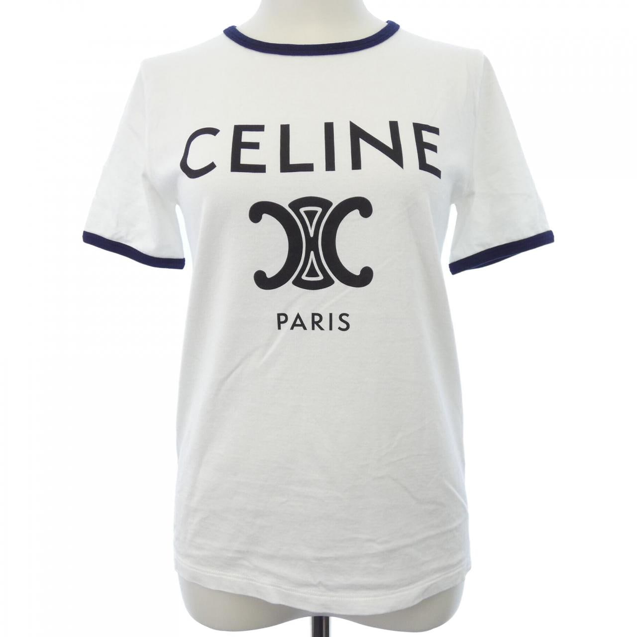 セリーヌ CELINE CELINE PARIS Tシャツ　トリオンフ TRIOMPHE 2X872671Q Tシャツ