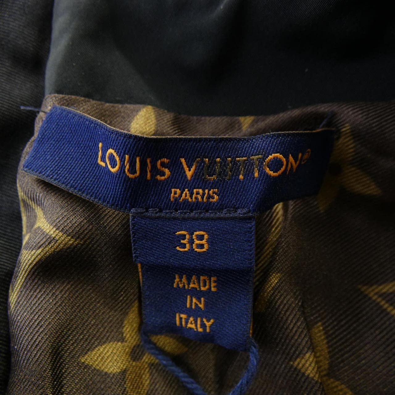 ルイヴィトン LOUIS VUITTON マルタージュツイードマーチンゲールドレス FQDS06HIK ワンピース