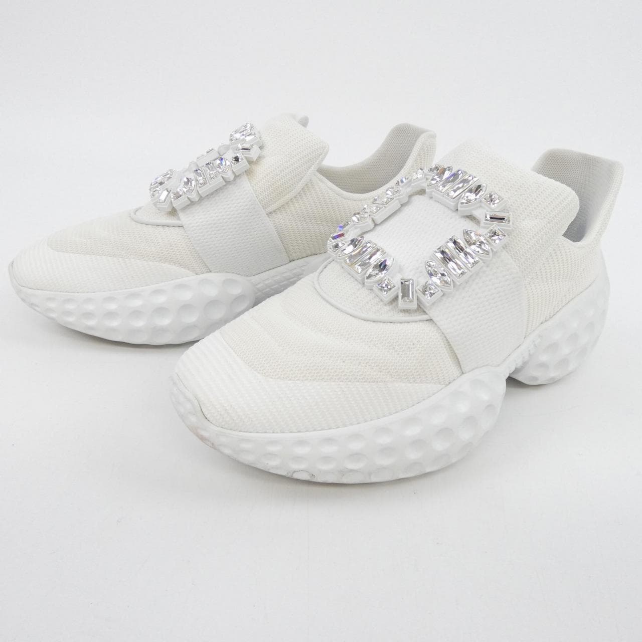 ロジェヴィヴィエ ROGER VIVIER ストラスバックル ヴィヴ ラン ライト スニーカー