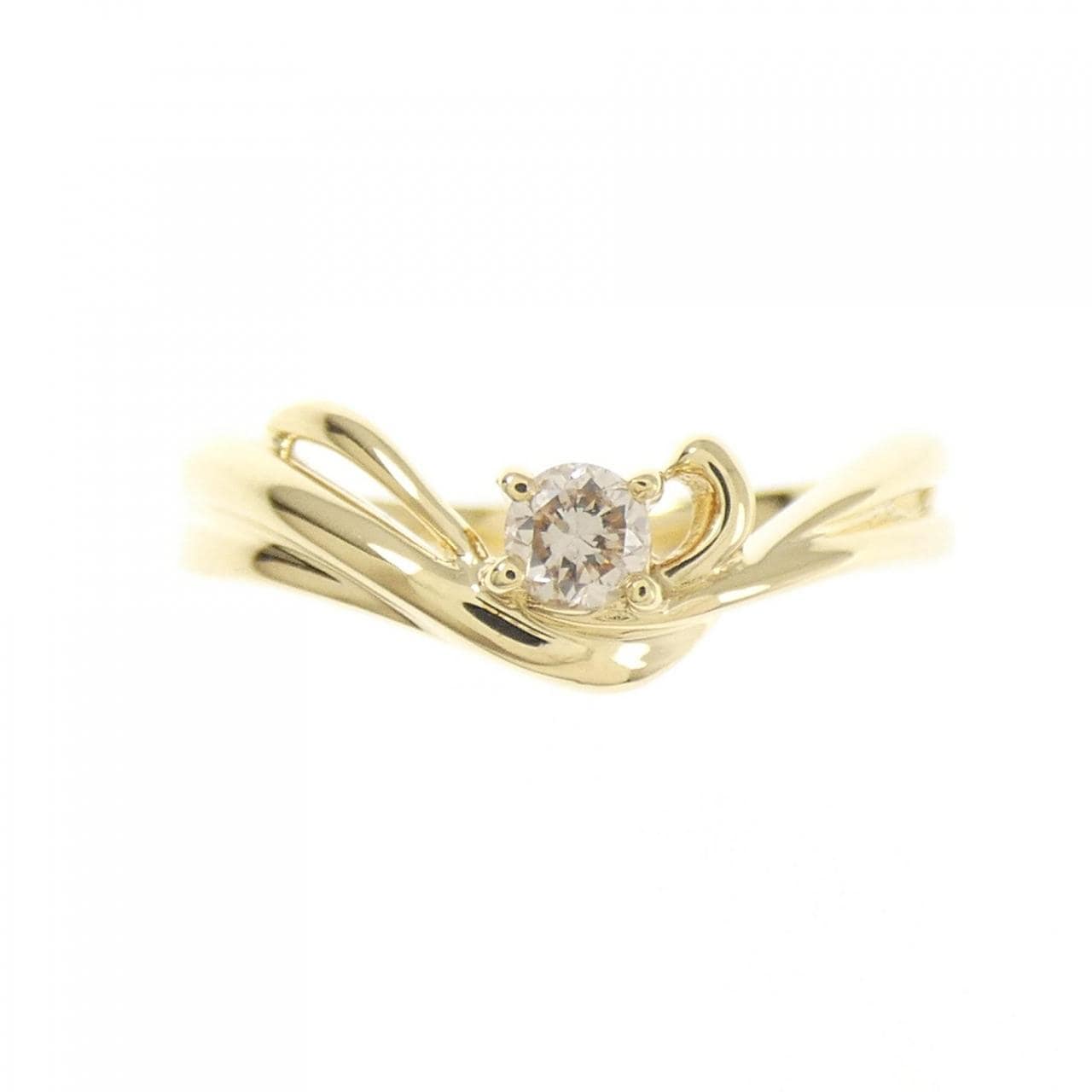 K18YG ダイヤモンド リング