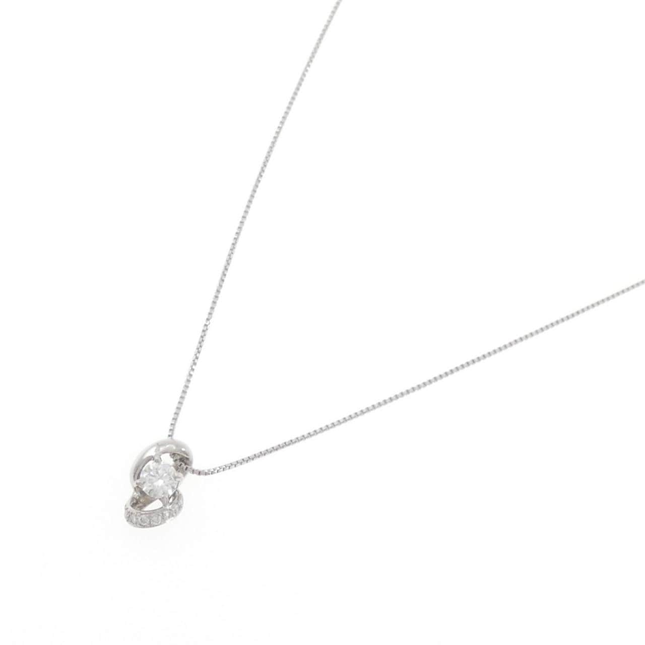 PT950/PT850 ダイヤモンド ネックレス 0.205CT