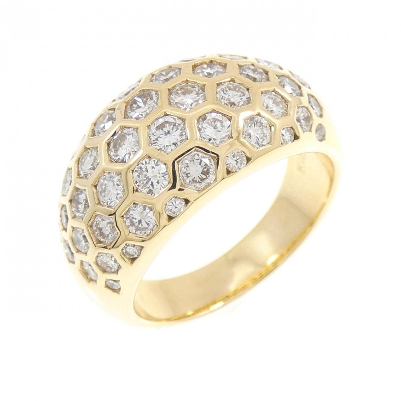 K18YG ダイヤモンド リング 2.15CT