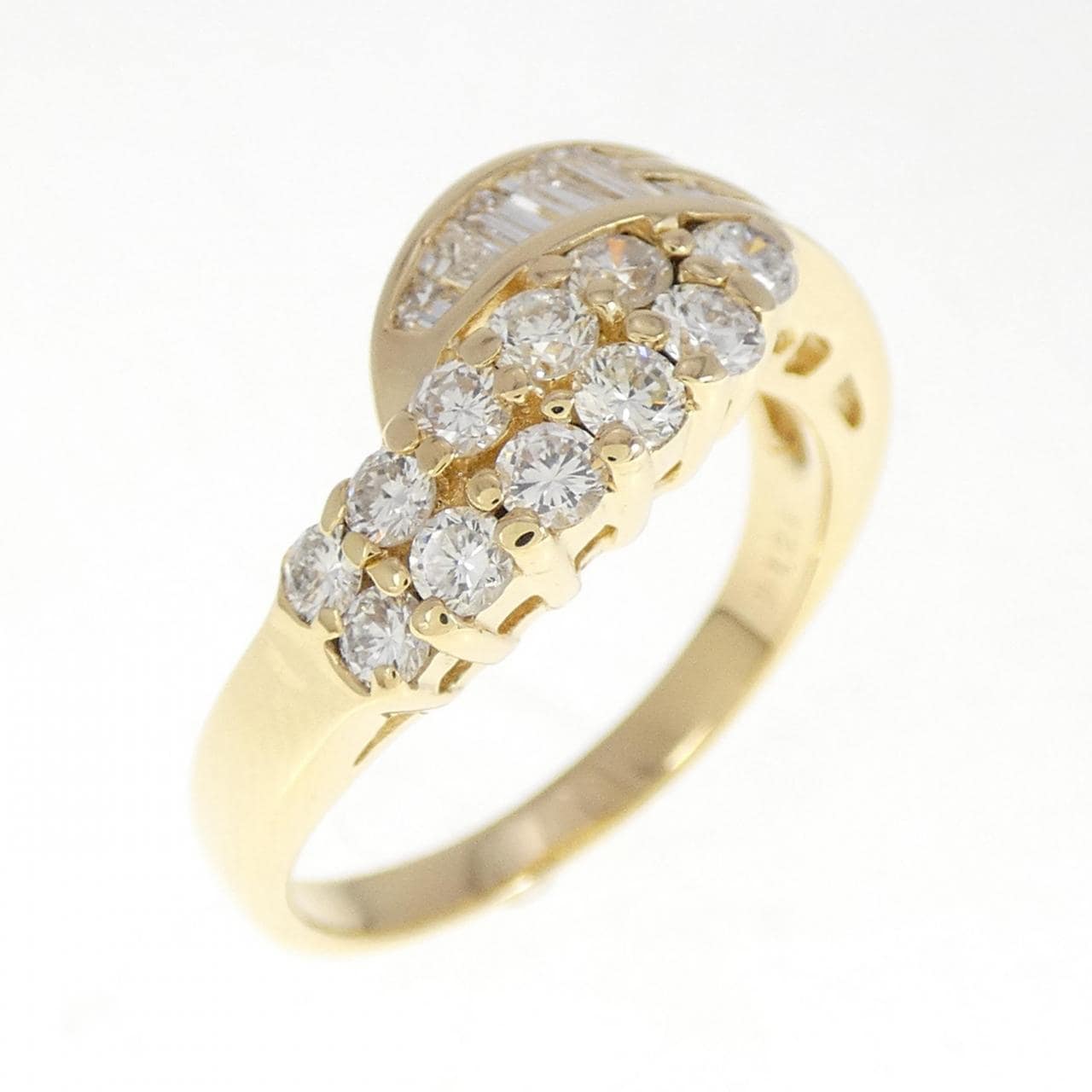 K18YG ダイヤモンド リング 1.20CT