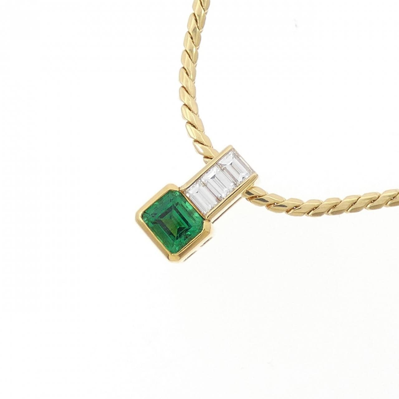 ミキモト エメラルド ネックレス 0.33CT