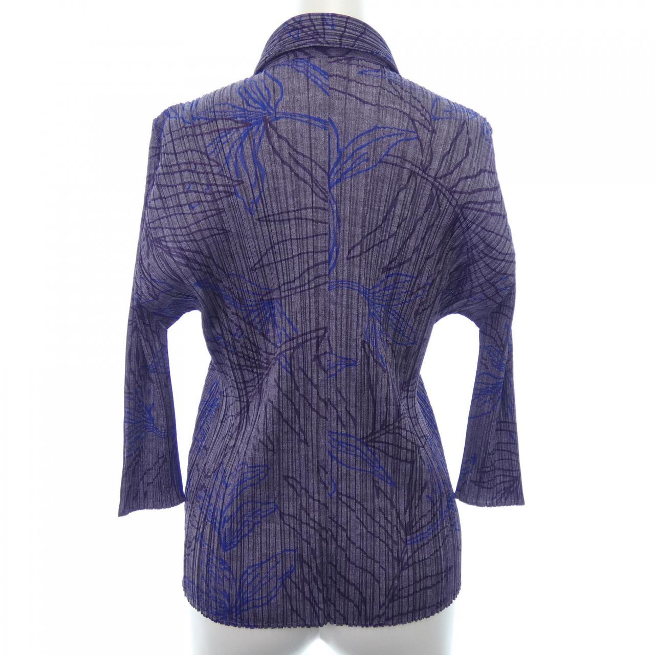 【ヴィンテージ】プリーツプリーズ PLEATS PLEASE 2005 リーフ PP51-JJ922 7560022 シャツ