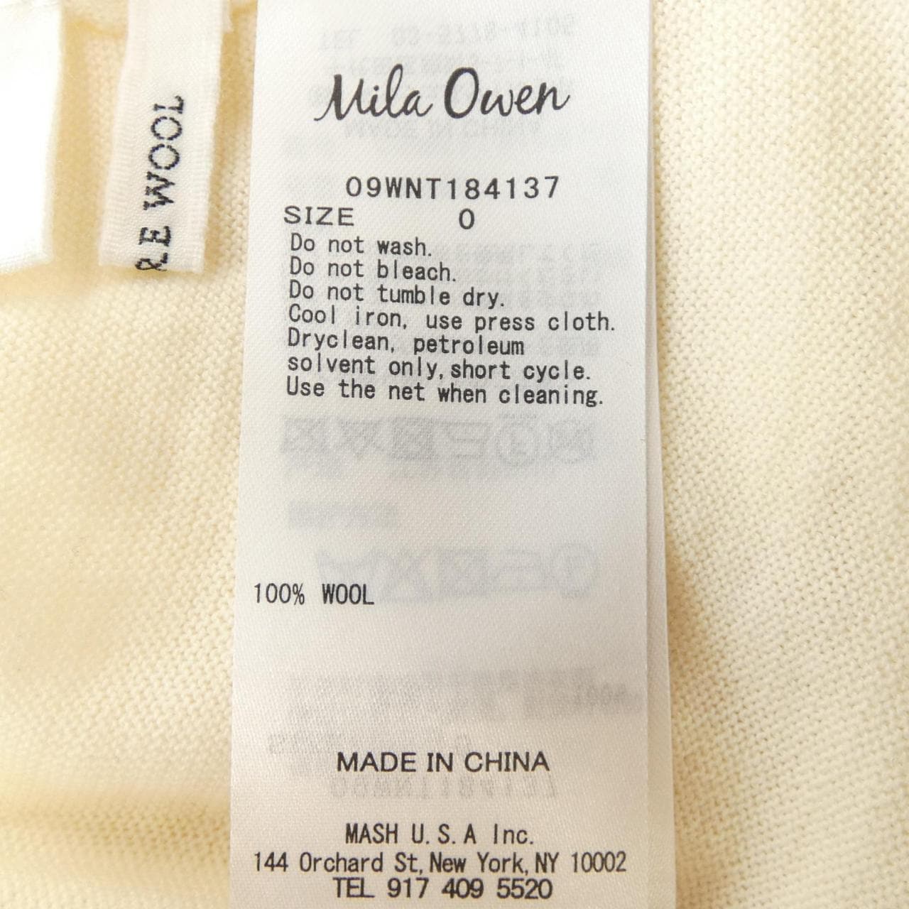 ミラオーウェン MILA OWEN 09WNT184137 ニット