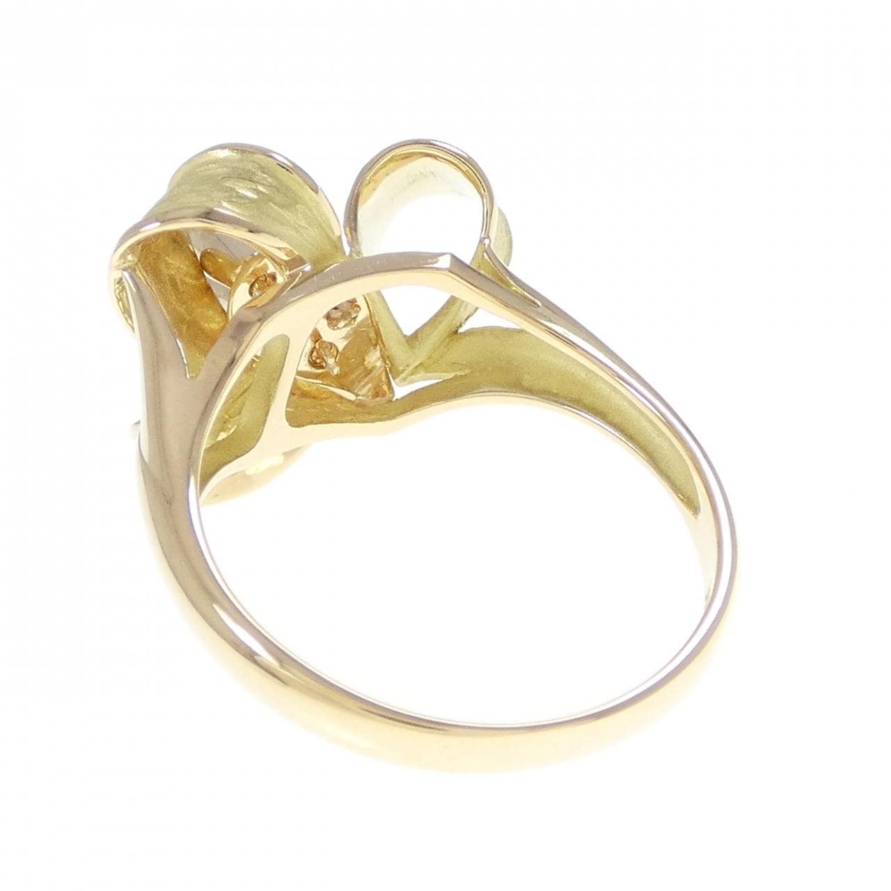 K18YG サファイヤ リング 0.20CT