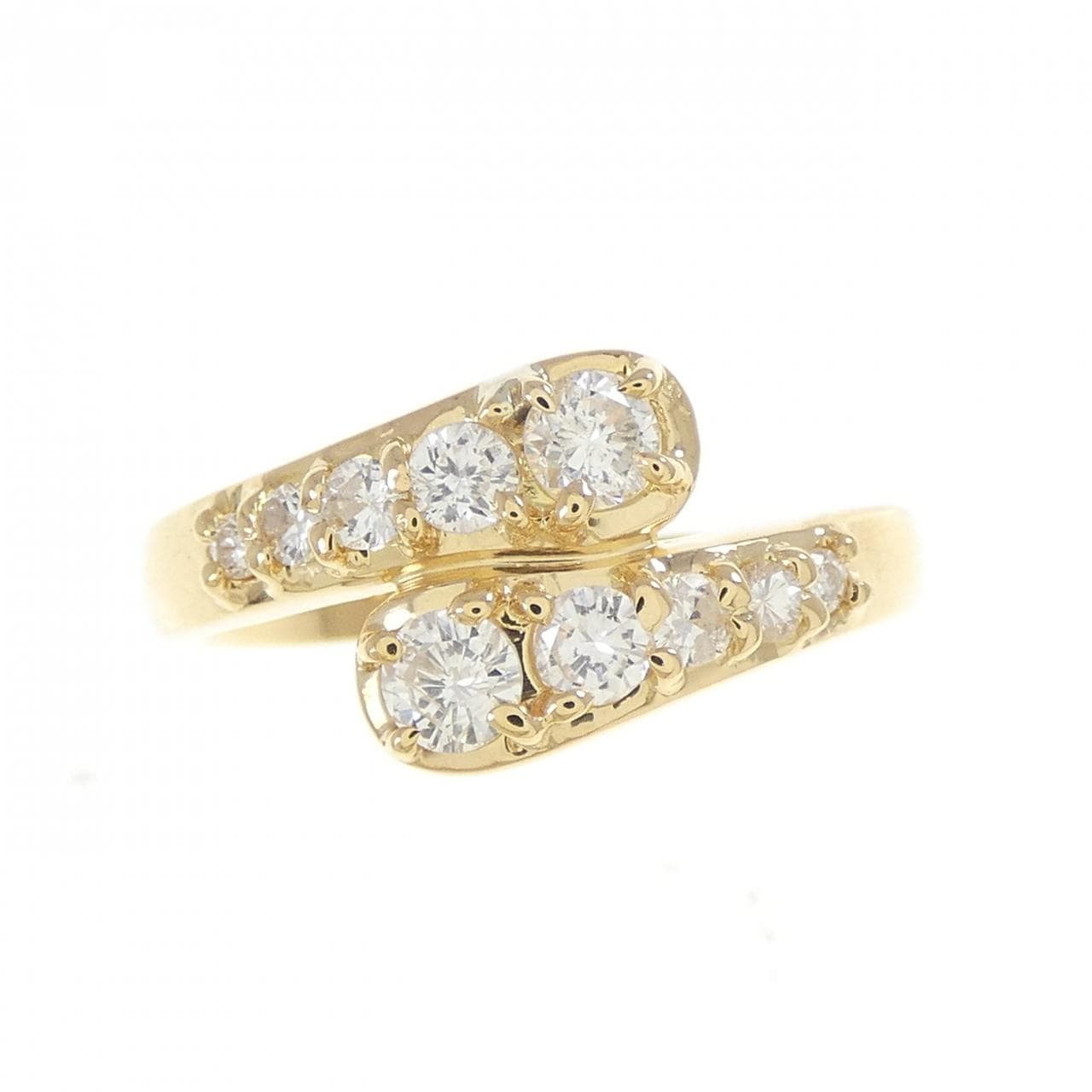 K18YG ダイヤモンド リング 0.522CT
