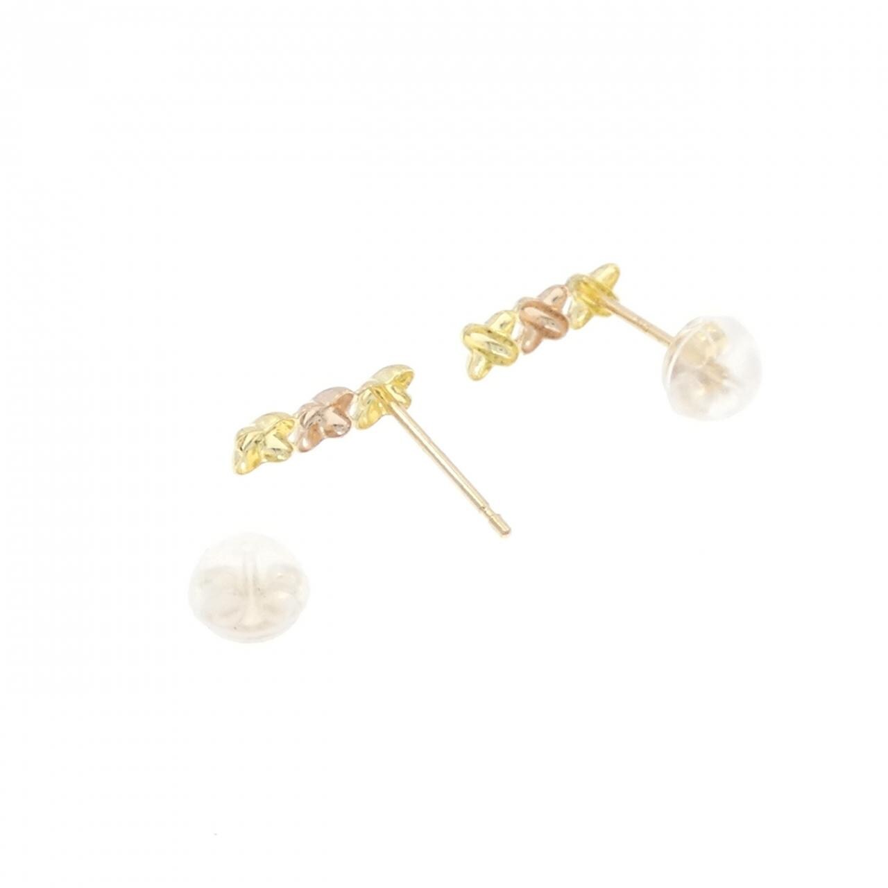 K18YG/K18PG earrings