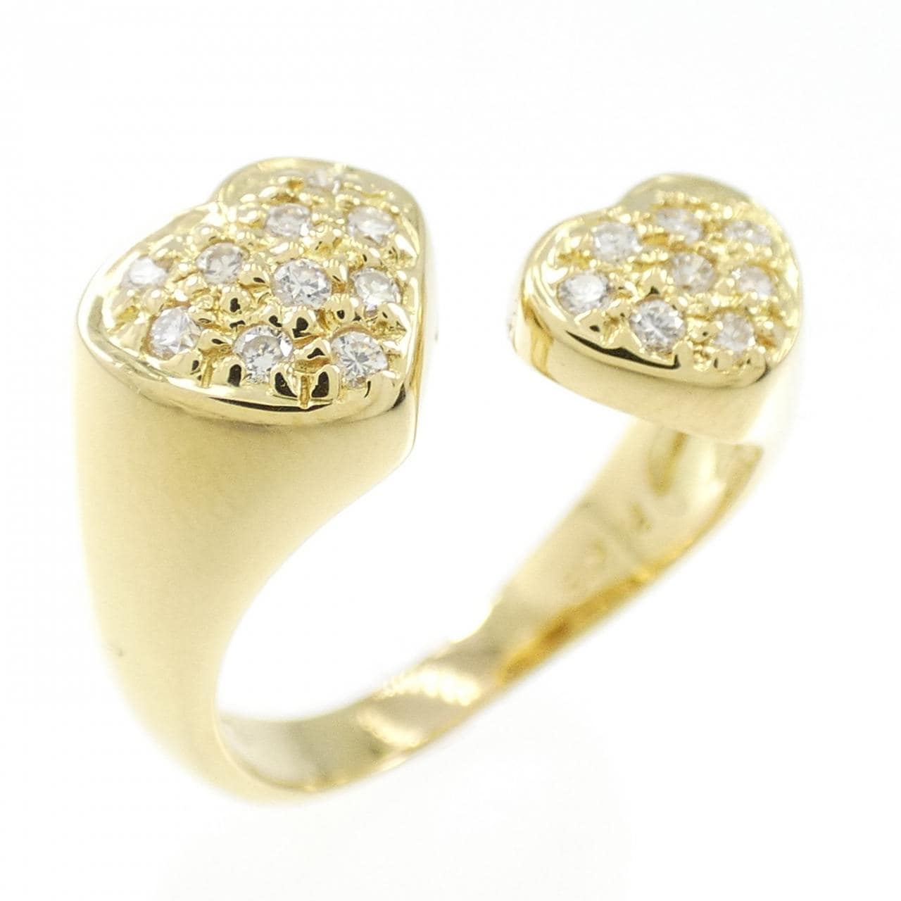 PONTE VECCHIO heart Diamond ring 0.13CT