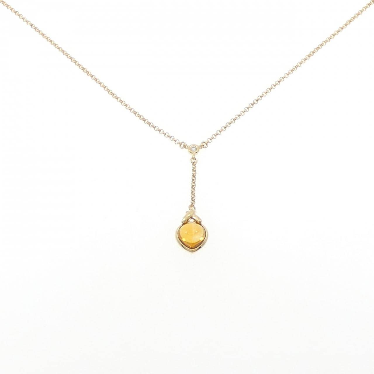 Tasaki citrine necklace
