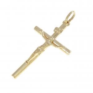 18KYG クロス ペンダント