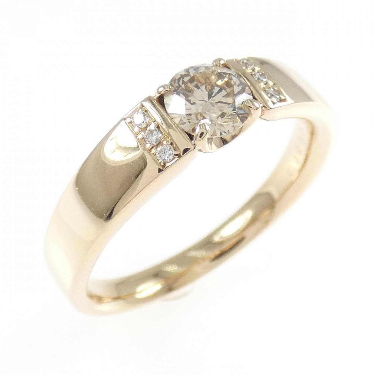 K18PG ダイヤモンド リング 0.50CT