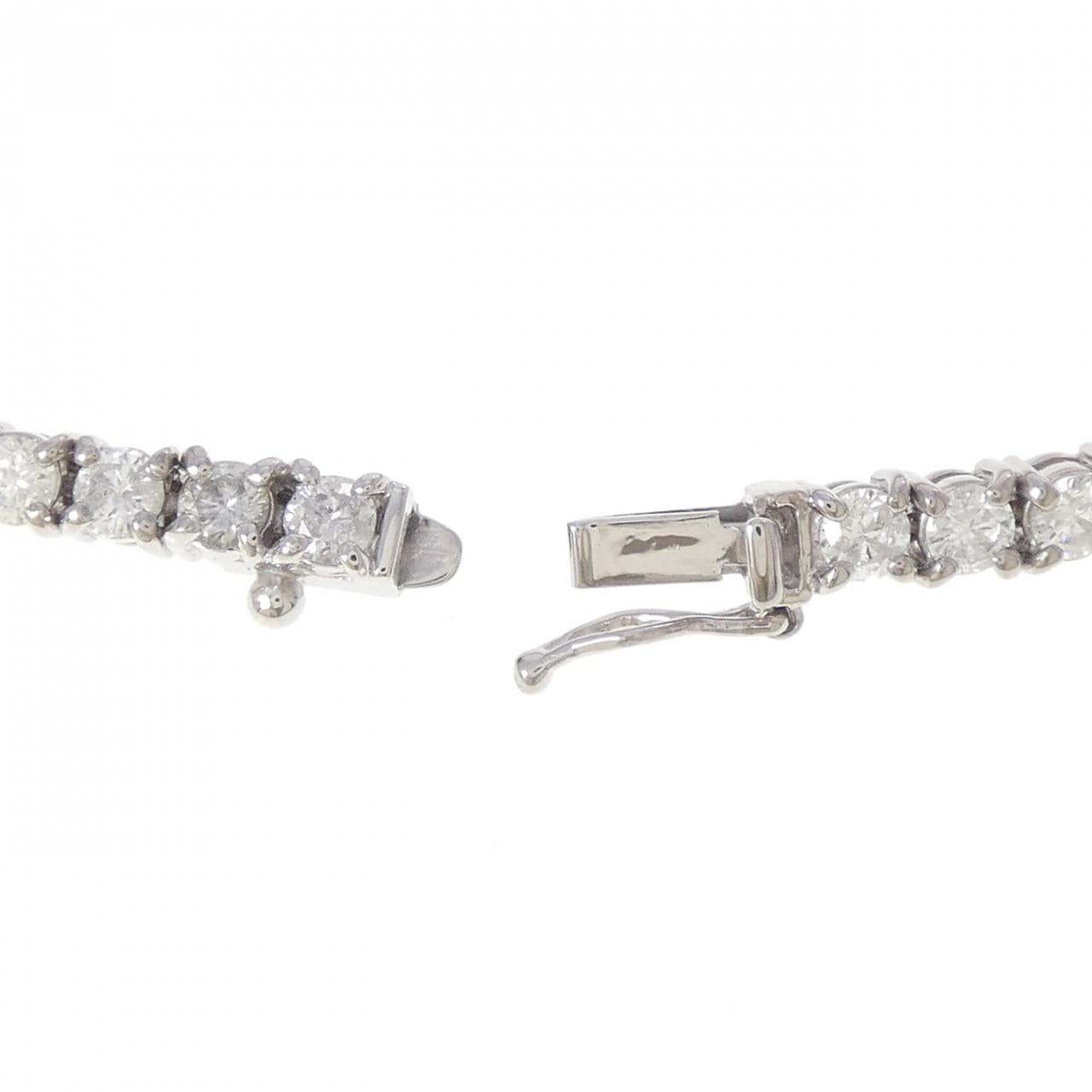 K18WG ダイヤモンド ブレスレット 5.29CT
