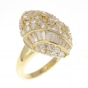 K18YG ダイヤモンド リング 0.97CT