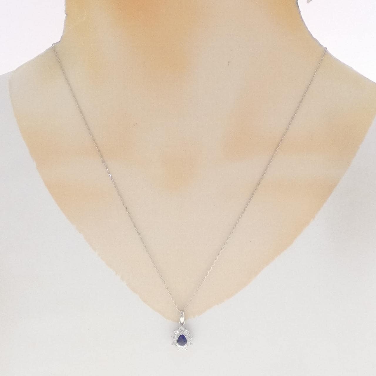 PT900/PT850 サファイヤ ネックレス 0.53CT