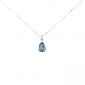 PT900 ジルコン ネックレス 0.92CT