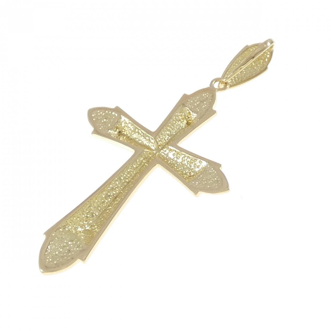 K18YG クロス ペンダント